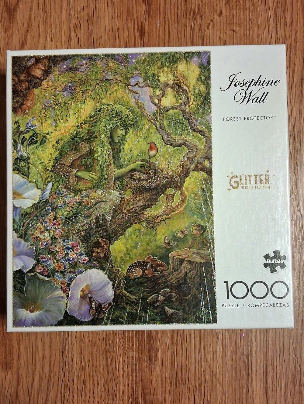 Brand new seald Buffalo Games Josephine Wall Forest Protector Glitter Edition